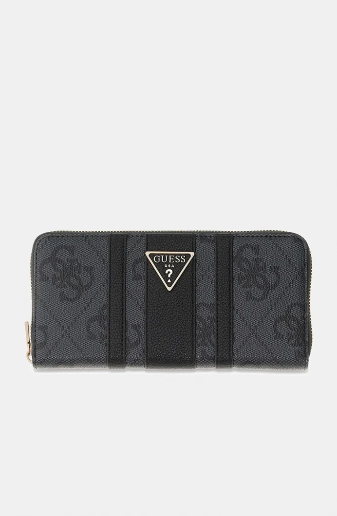 Guess Laurel II Büyük Boy Fermuarlı Kadın Antrasit Cüzdan SWSS7459146-CLO