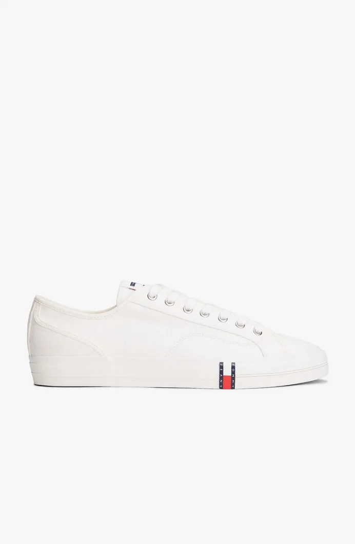 Tommy Hilfiger Arşiv Vulkanize Y2K Erkek Beyaz Sneaker EM0EM01674YBL