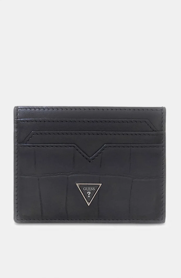 Guess Torino Erkek Siyah Kartlık SMTOCRLEA50-BLA