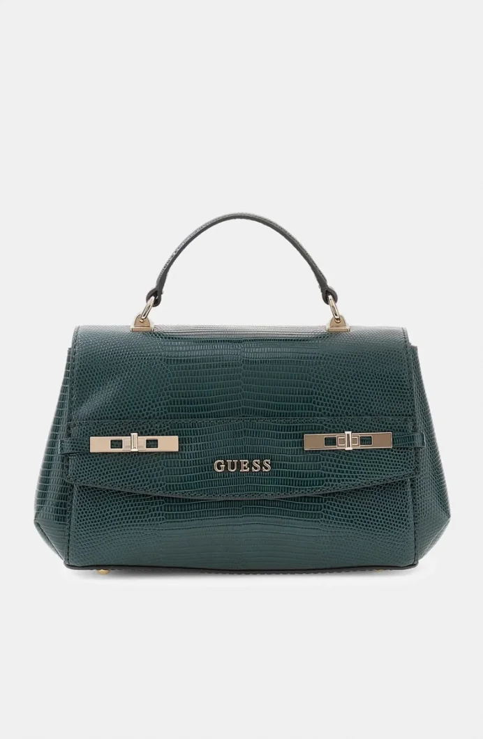 Guess Melinda Üstten Saplı Kapaklı Kadın Yeşil Çapraz Çanta HWKL9933200-FOR