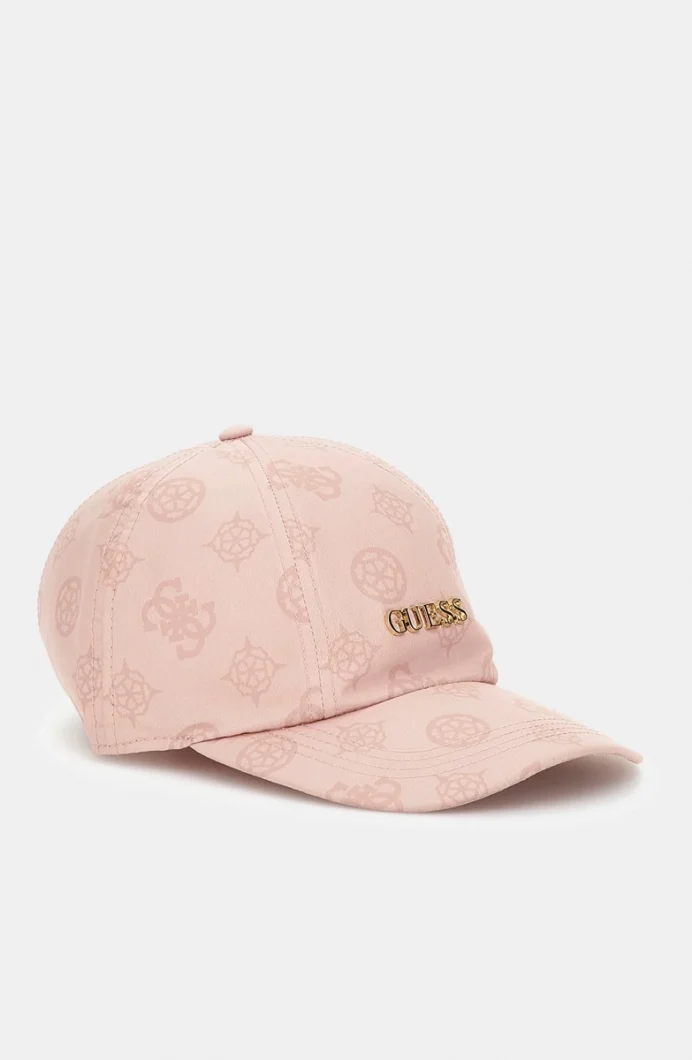 Guess Şakayık Baskılı Tamamı Beyzbol Kadın Pembe Şapka AW5502POL01-PIN