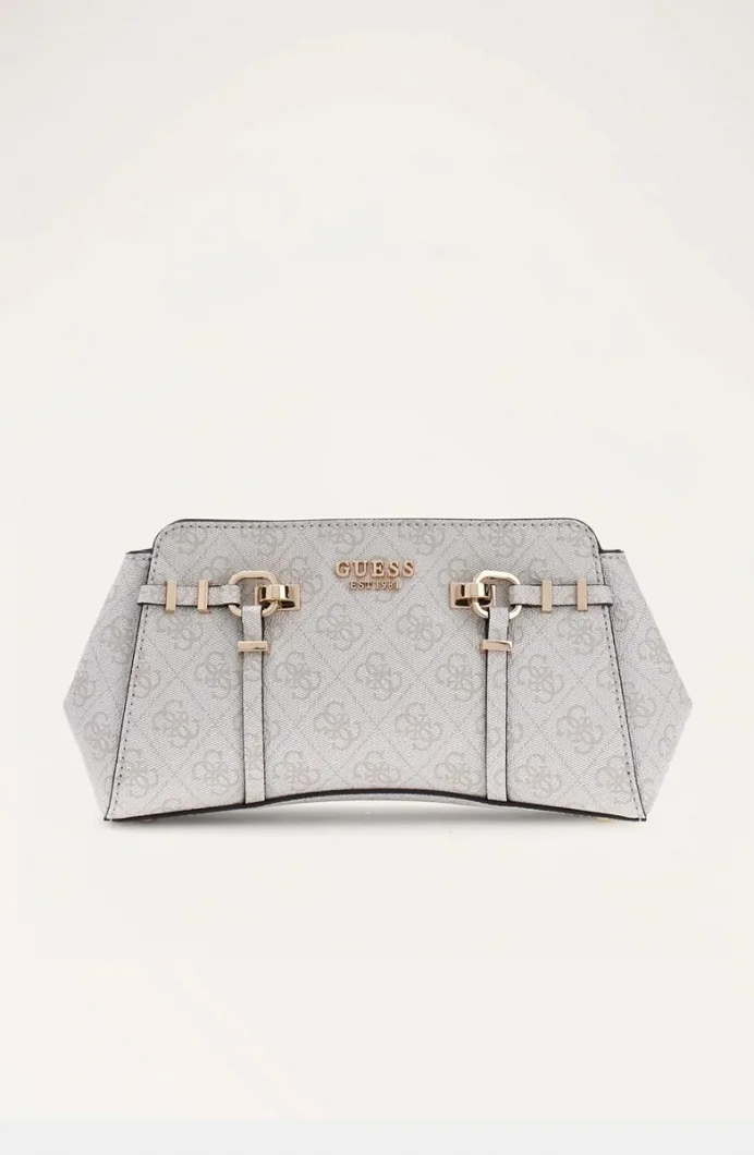 Guess Leona Logolu Girlfriend Askılı Kadın Krem Çapraz Çanta HWSG9917120-BNN