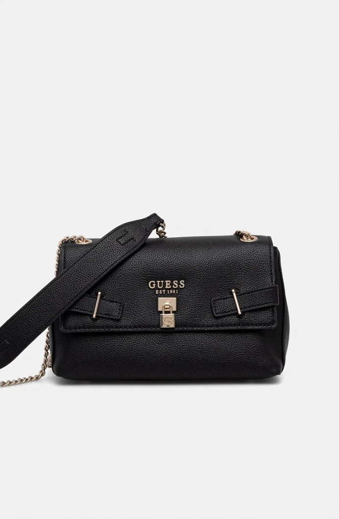 Guess Yesba Dönüştürülebilir  Askılı Kadın Siyah Çapraz Çanta HWBG7833210-BLA