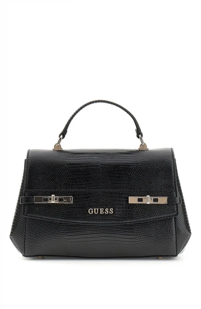Guess Melinda Üstten Saplı Kapaklı Kadın Siyah Omuz Çantası HWKL9933200-BLA