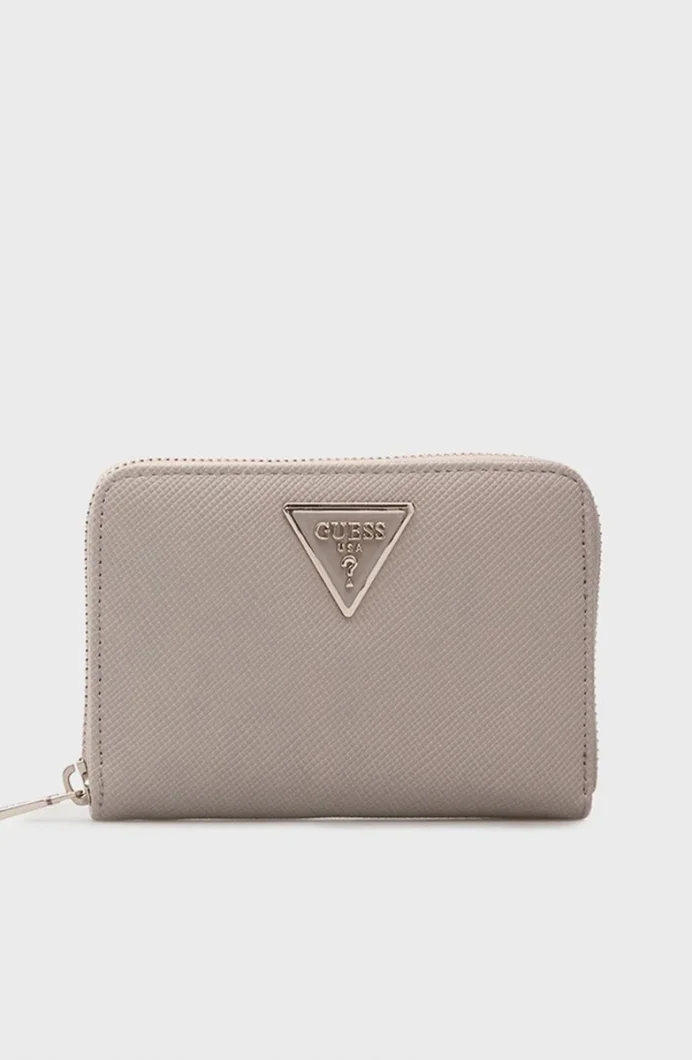 Guess Laurel II Orta Boy Fermuarlı Kadın Kahverengi Cüzdan SWZG7459140-TAU