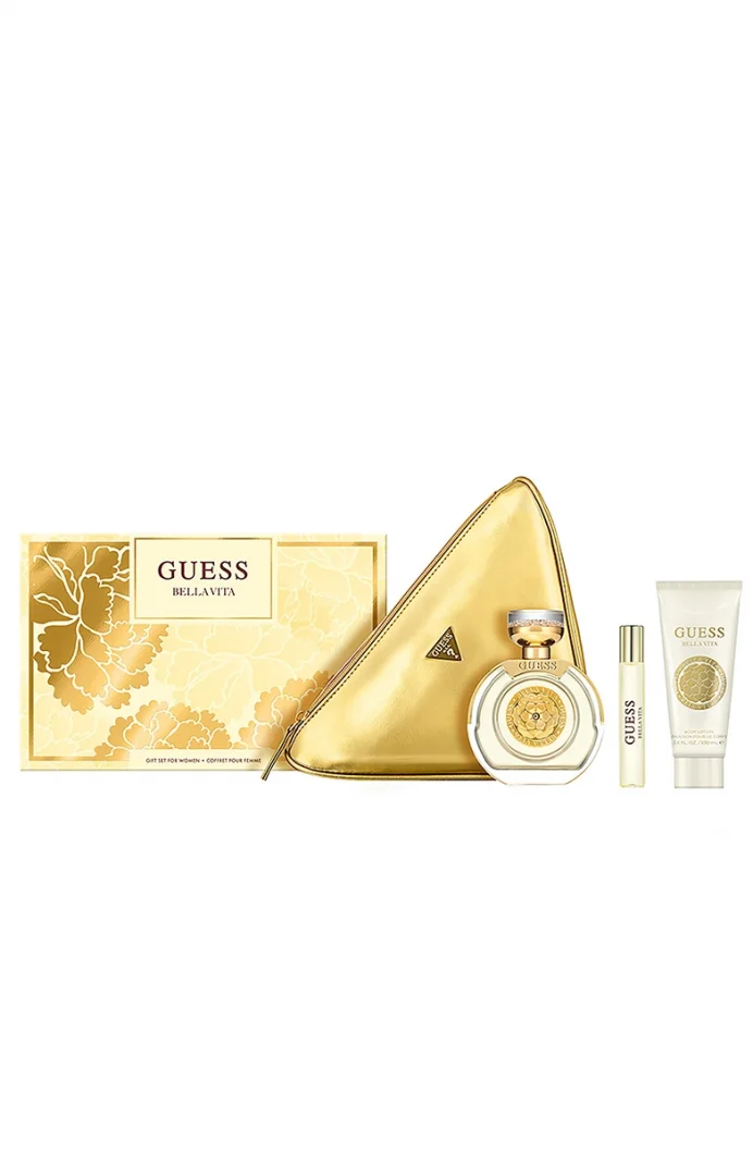 Guess GU Bella Vita 100ML EDP + 15ML TS + 100ML BL 25 + POUCH 25