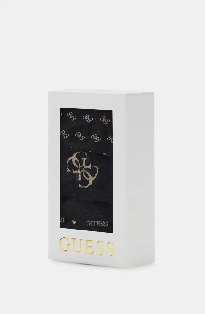 Guess 3lü Paket Fantasy Lurex Kadın Siyah Çorap O4BG03KCJ20-FJ7F