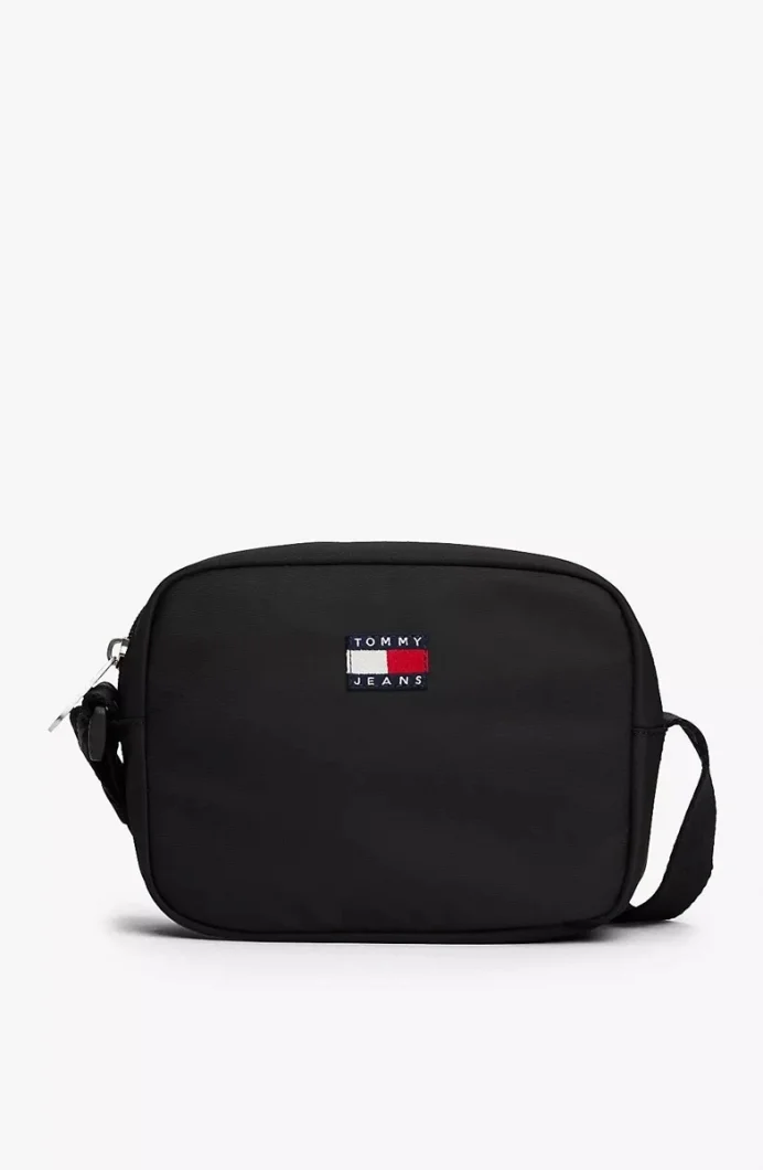 Calvin Klein Bold CK Metalik Mini Bauletto Kadın Siyah Çapraz Çanta LV04F1202G-UB1