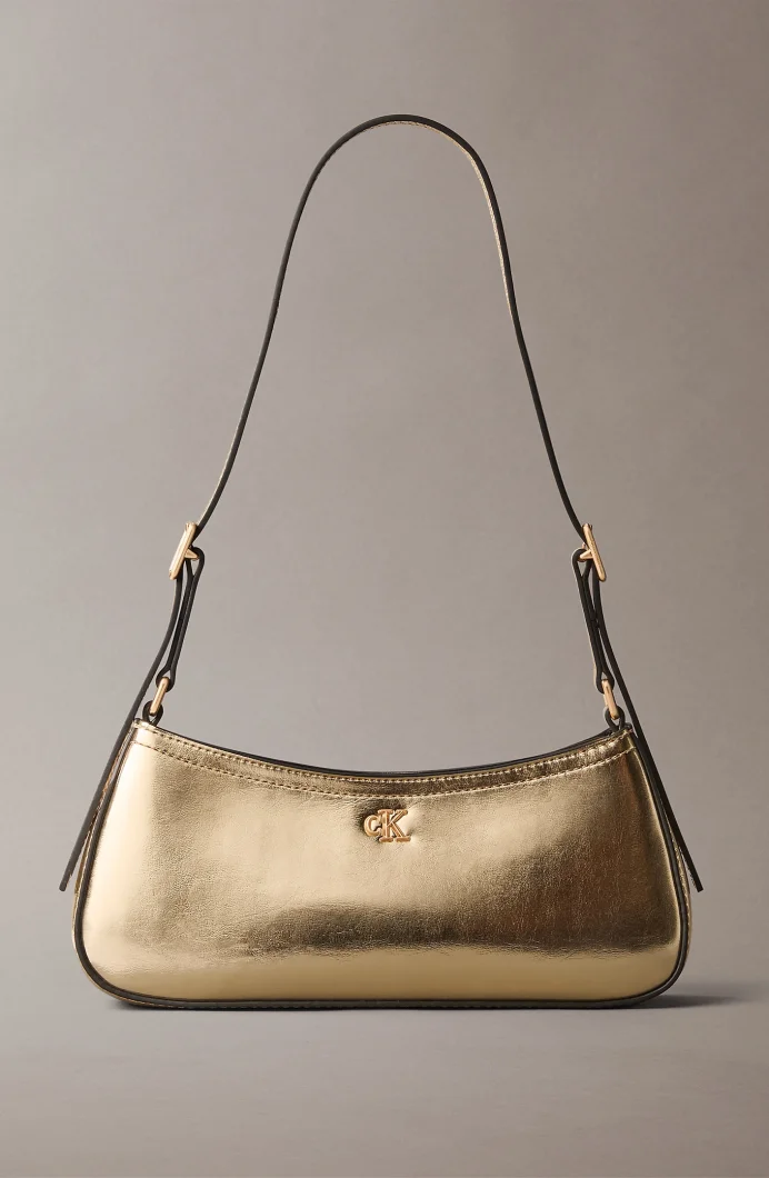 Calvin Klein CK Metalik Küçük Omuz Kadın Gold Çapraz Çanta LV04F3304G-3JG