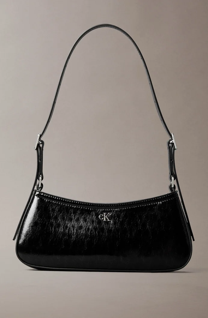 Calvin Klein CK Metalik Küçük Omuz Kadın Siyah Çapraz Çanta LV04F3304G-UB1