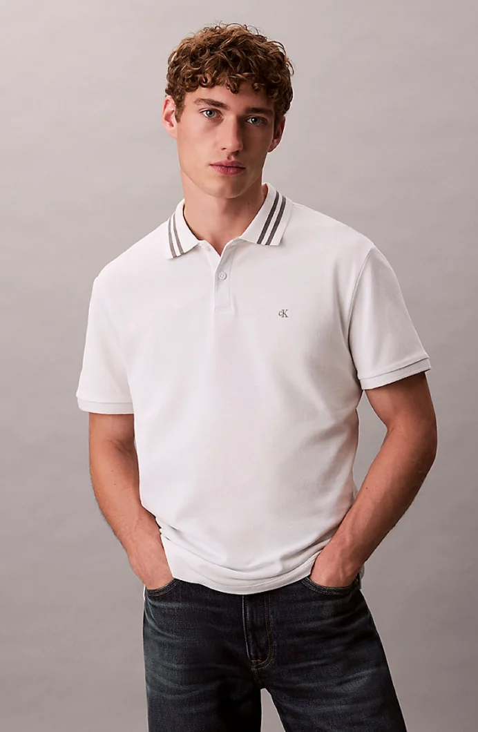 Calvin Klein D2 Collection Erkek Beyaz T-shirt LV04RC276G-YAD