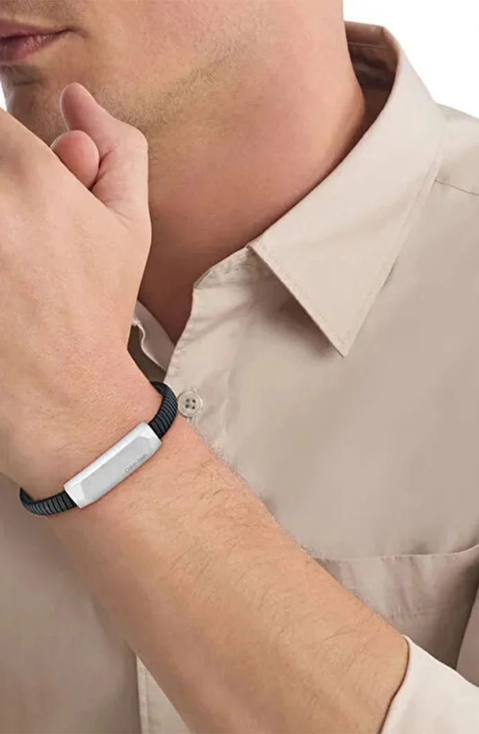 Calvin Klein Jewel CKJ35100012 Erkek Metalik Gri Bileklik CKJ35100012