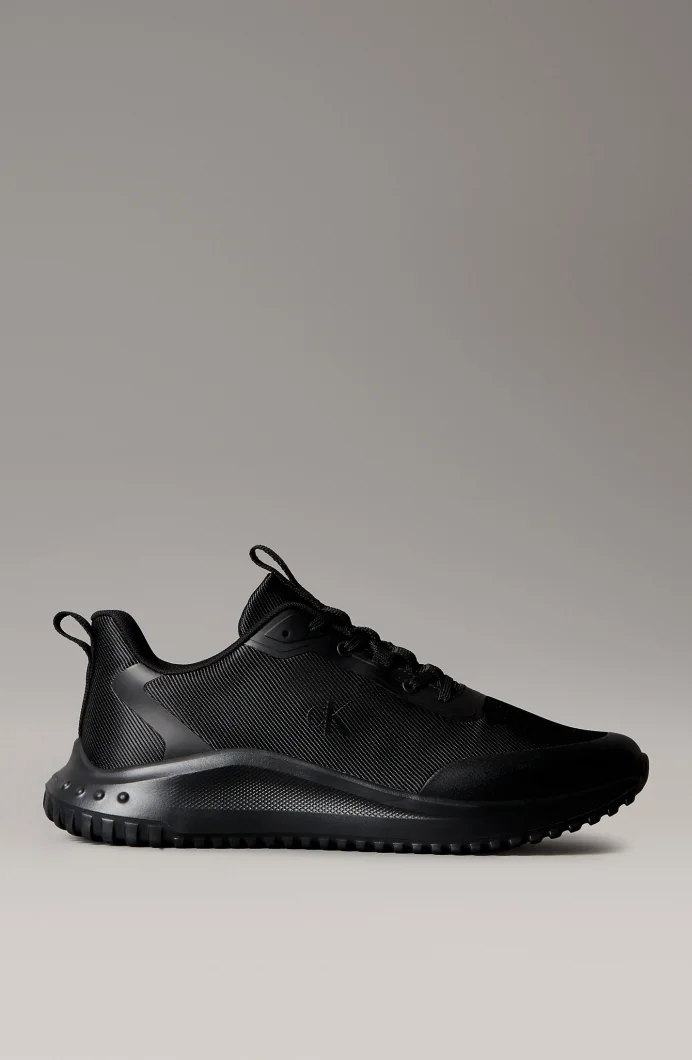 Calvin Klein EVA Runner Bağcıklı Materyal Karışımlı Erkek Siyah Sneaker YM0YM01442-0GJ