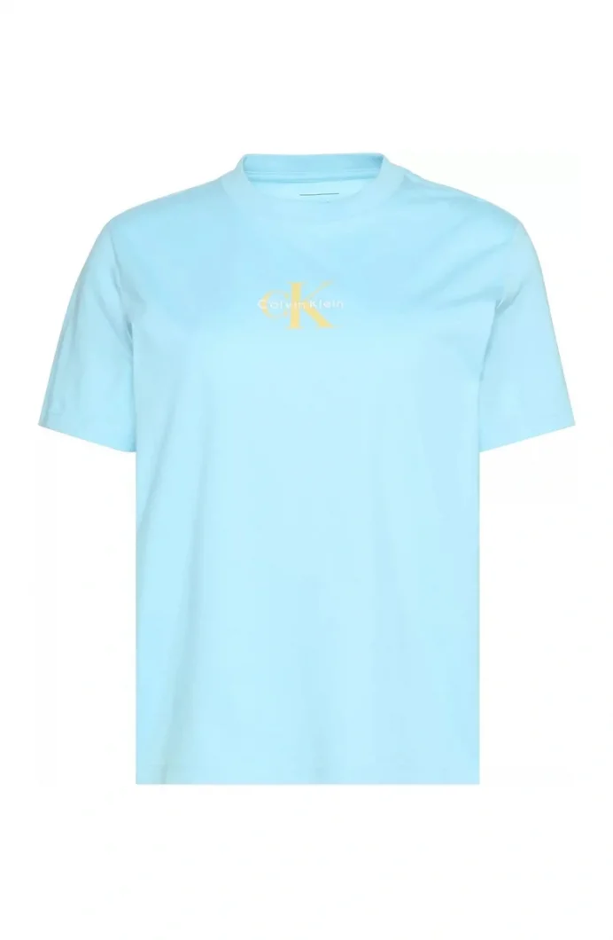 Calvin Klein D1 Fashion Kadın Mavi T-shirt LV047C856G-W0T
