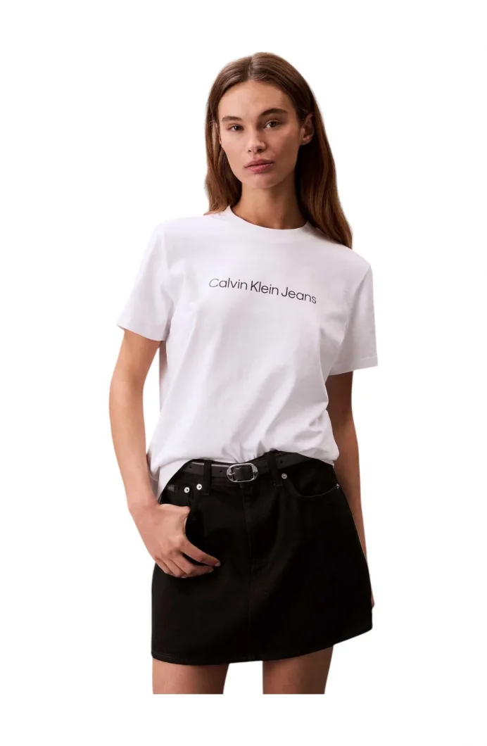 Calvin Klein Essentials Kadın Beyaz T-shirt LV047C912G-YAA