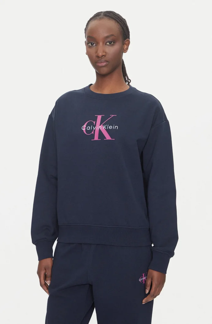 Calvin Klein Essentials Kadın Mavi Sweatshirt LV047B234G-CEF
