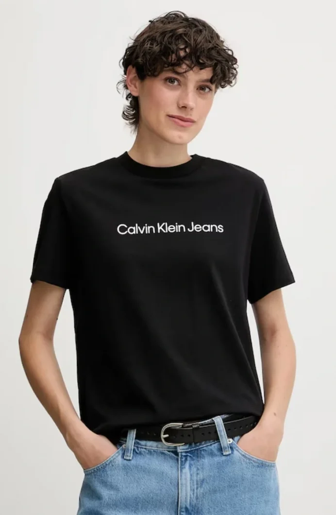 Calvin Klein Essentials Kadın Siyah T-shirt LV047C912G-UB1