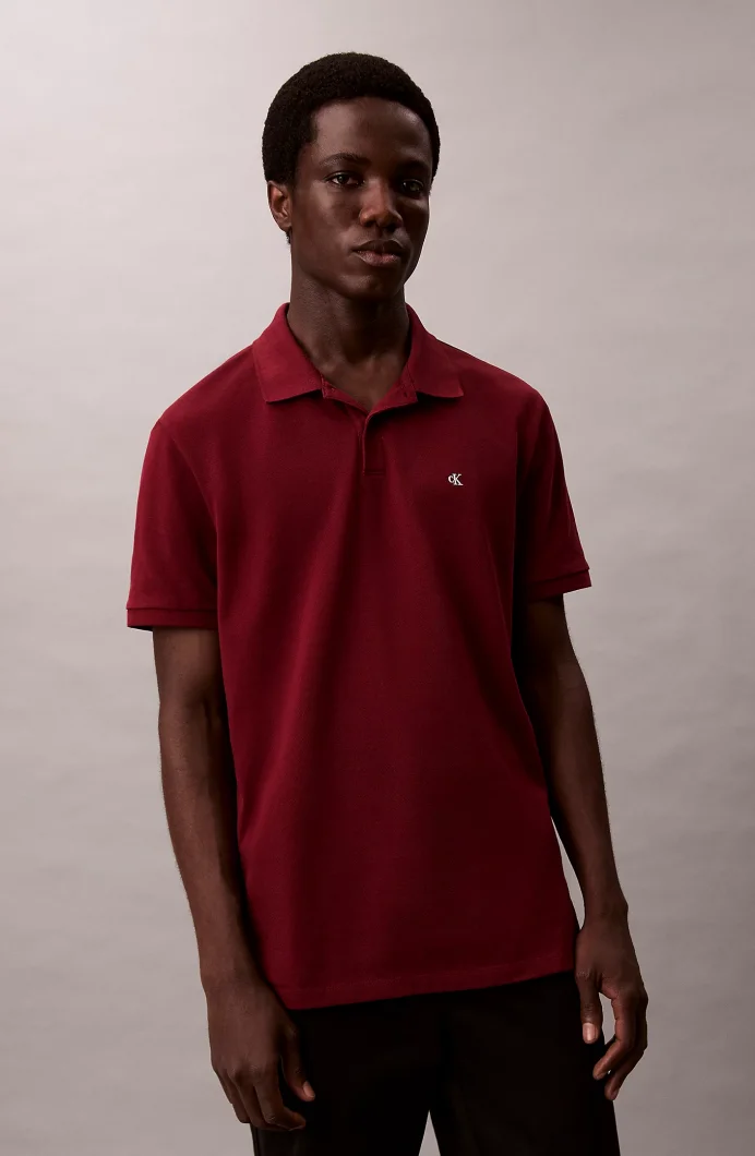 Calvin Klein Kısa Kollu Günlük Pike Klasik Erkek T-shirt LV040EM269-WCV