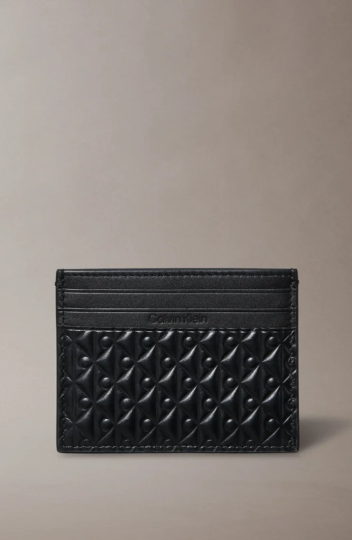 Calvin Klein Kabartma Amblemli Erkek Siyah Kartlık LV04D1128G-UB1