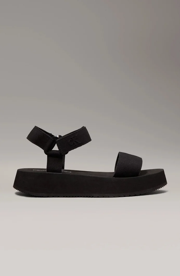 Calvin Klein SANDAL VELCRO WEBBING MG Kadın  Sandalet YW0YW01693-0GJ