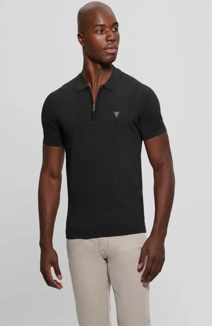 Guess Dane Erkek Siyah T-Shirt  M4YR00Z3DM0-JBLK