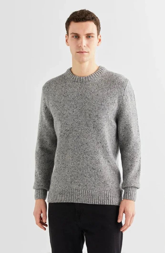 Gant NEPS WOOL C-NECK Erkek Beyaz Kazak 8040200.93
