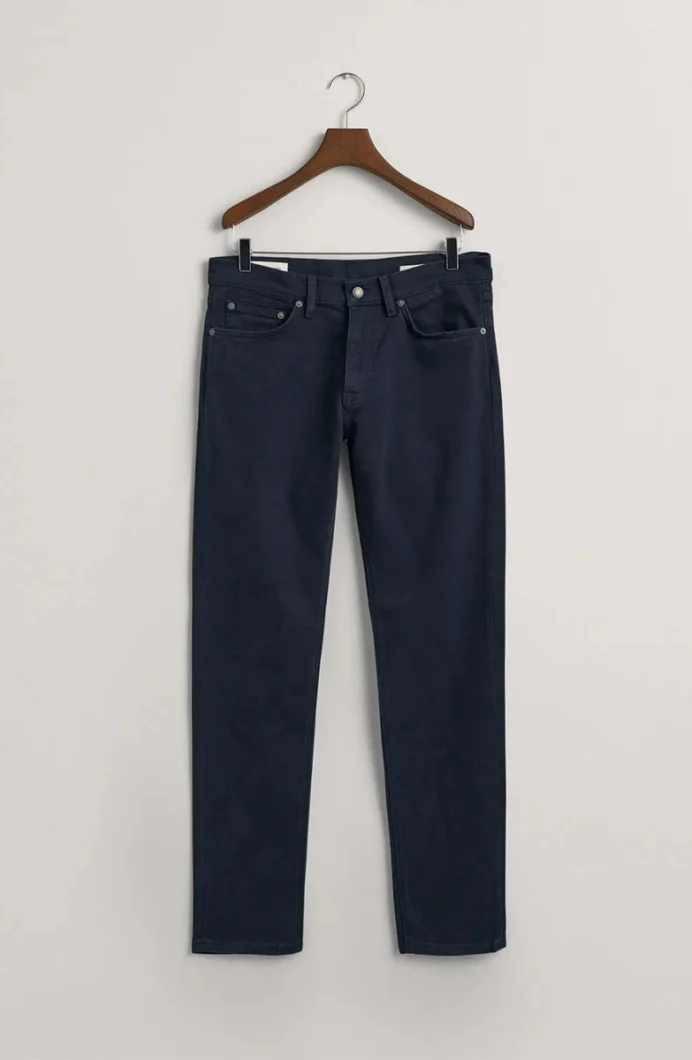 Gant Erkek Lacivert Slim Fit Pantolon