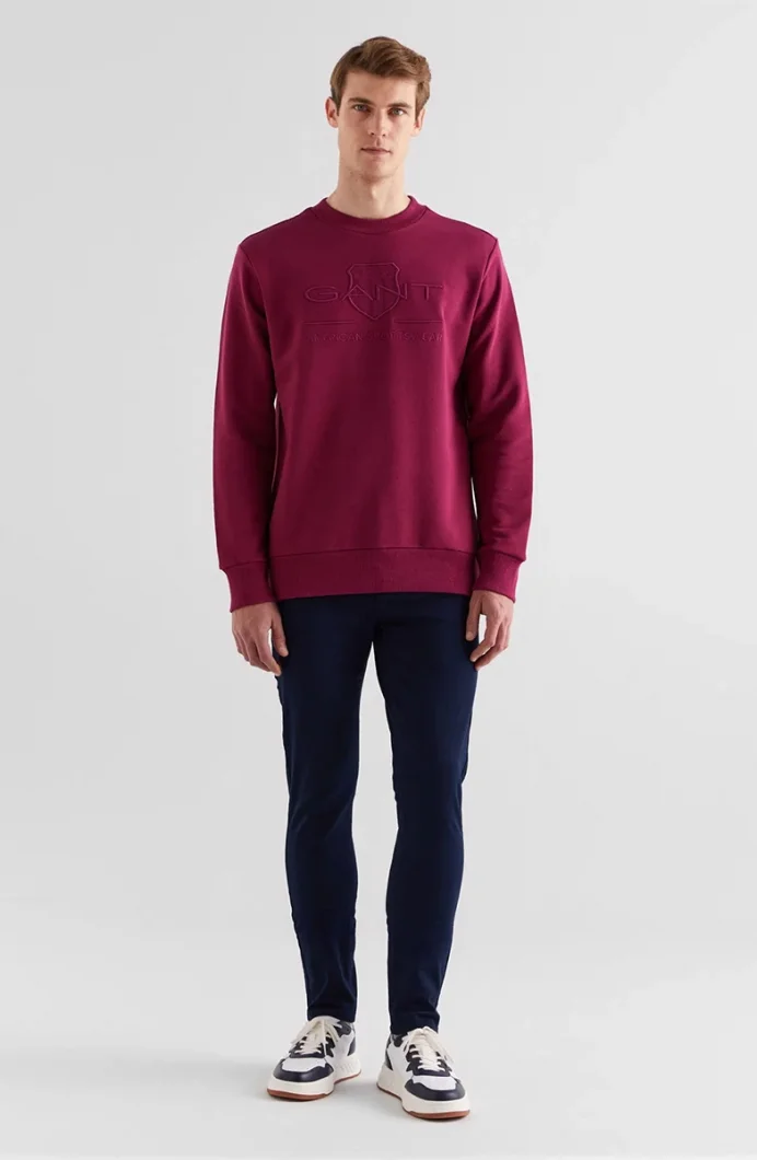 Gant COTTON GANT PANTS Erkek Lacivert Pantolon 1224327T.410