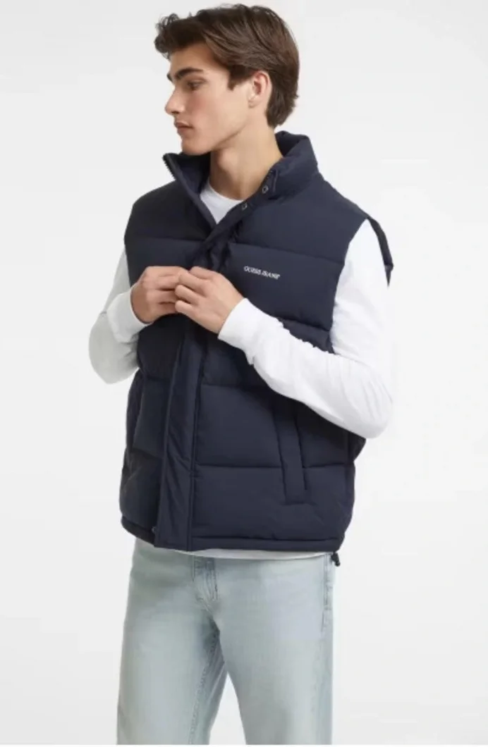 Guess  Erkek Lacivert Yelek M4BN47WGII2-A71W