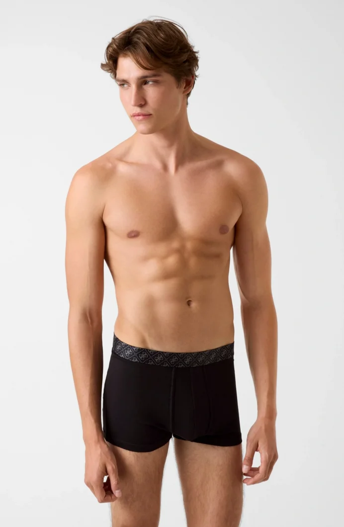 Guess Access Erkek Siyah 3Lü Boxer Paketi U5BG69K6YW1-PJ2R