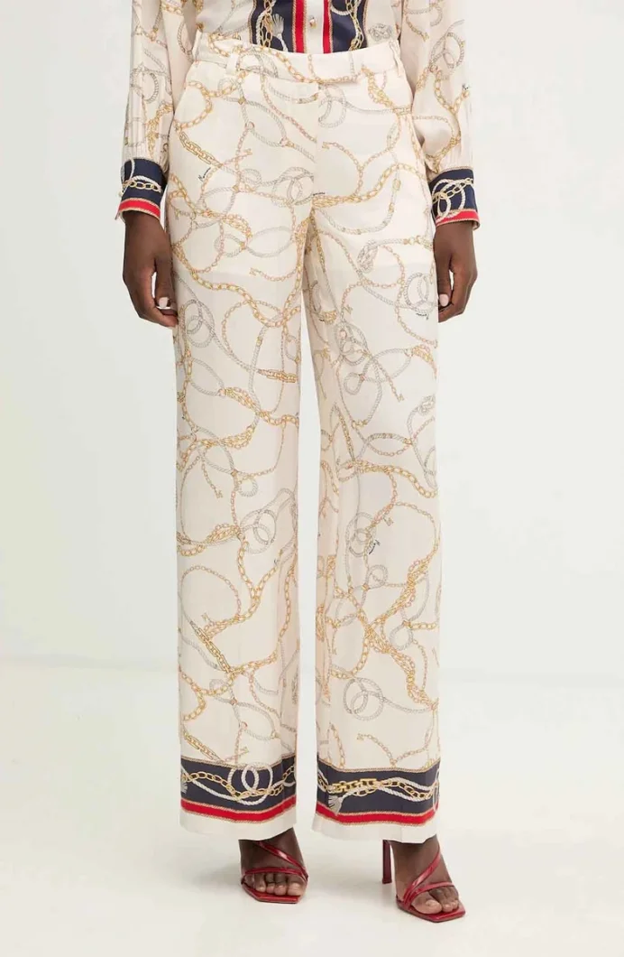 Guess Amanda Düz Paça Kadın Çok Renkli Pantolon 6RGB117439A-PM6Z