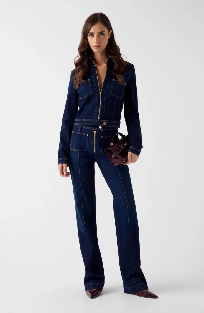 Guess Amelie Kadın Lacivert Ceket W6RN76D6881-BLJO