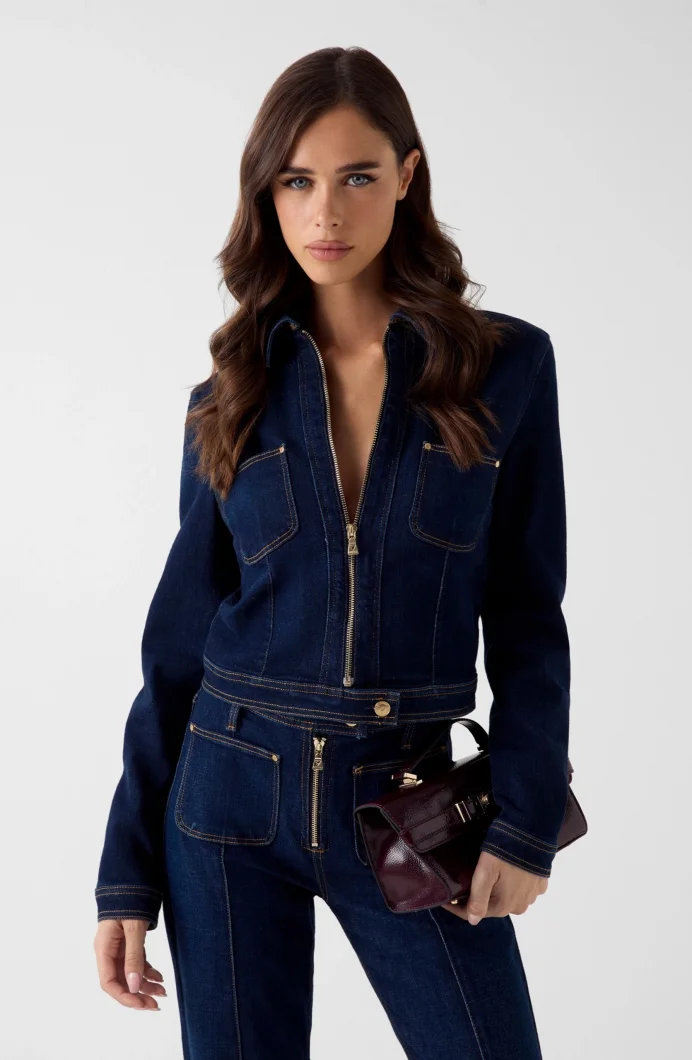 Guess Amelie Kadın Lacivert Ceket W6RN76D6881-BLJO