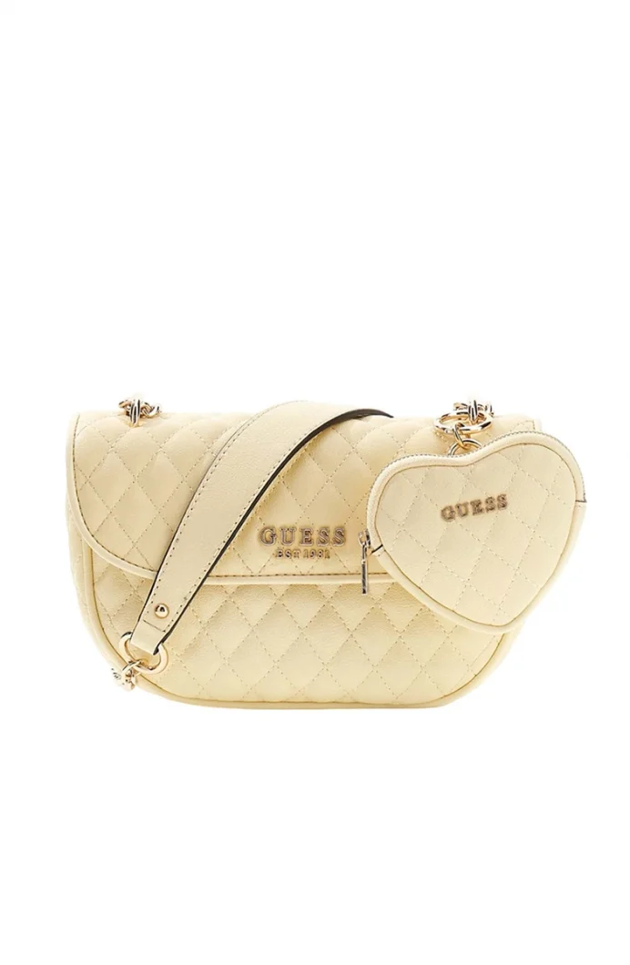 Guess Atabey Dönüştürülebilir Çapraz Askılı Kadın Sarı Omuz Çantası HWQG9894210-YEL