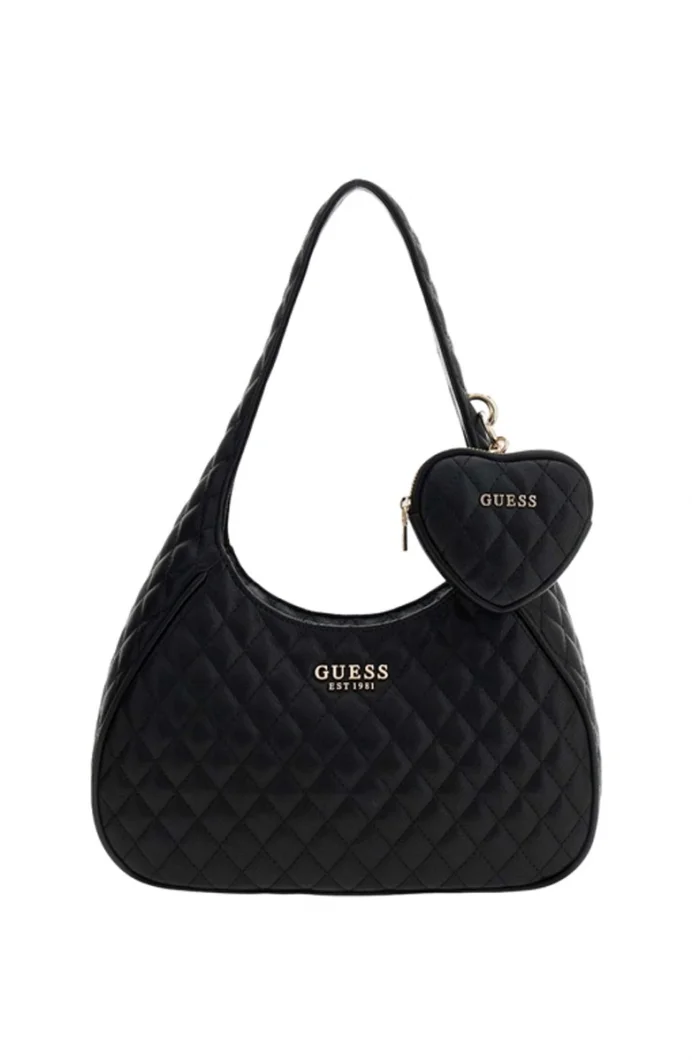Guess Atabey Hobo Kadın Siyah Omuz Çantası HWQG9894010-BLA
