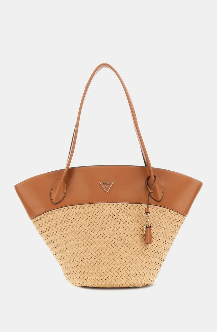 Guess Atalia Kadın Konyak Hasır El Çantası HWWG9634230-NRC