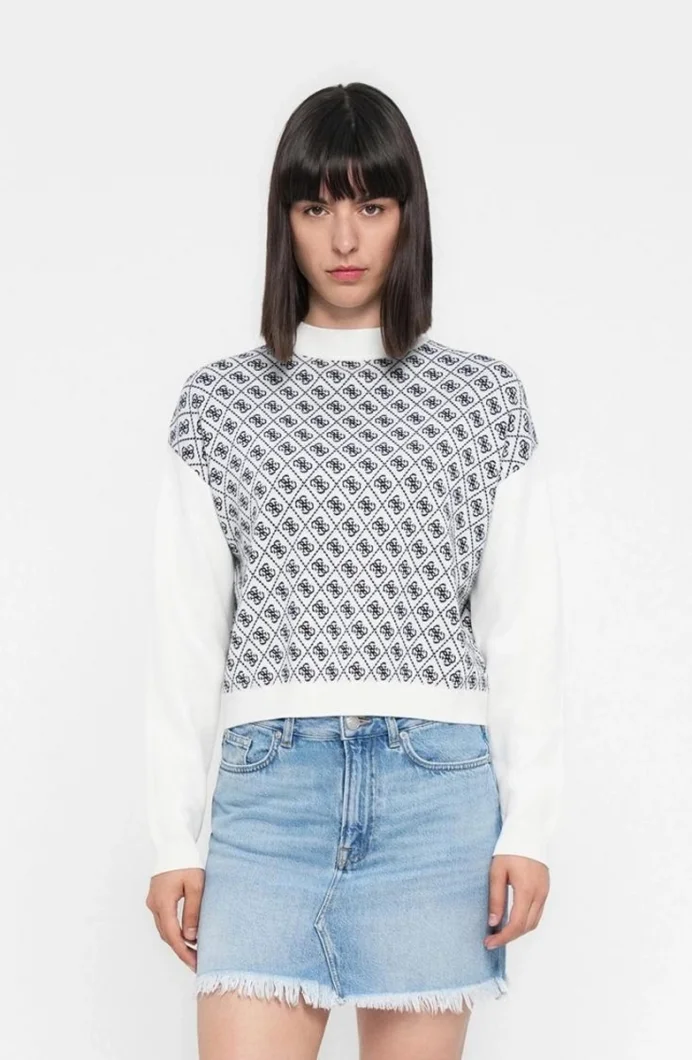 Guess Aubrey Kadın Çok Renkli Yün Karışımlı Triko W5BR23Z3JD2-F0YU