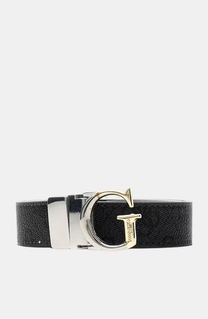 Guess Ayarlanabilir ve Çift Taraflı Kadın Antrasit Kemer BW9325P6115-CLO