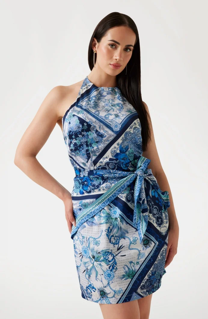 Guess Betty Kadın Çok Renkli Elbise W5PK12WI380-FBDP