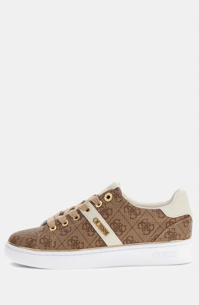 Guess Britz Kadın Bej Sneaker FLFBTZFAL12-BEIGE