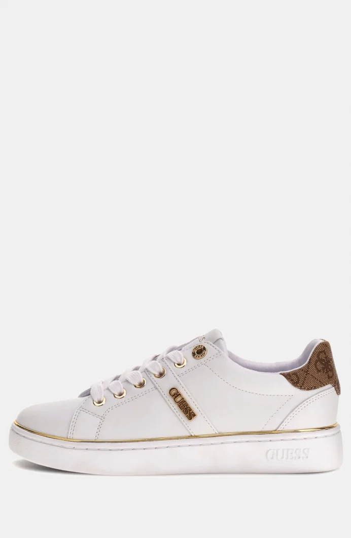 Guess Britz Kadın Beyaz Sneaker FLFBTZELE12-WHITE