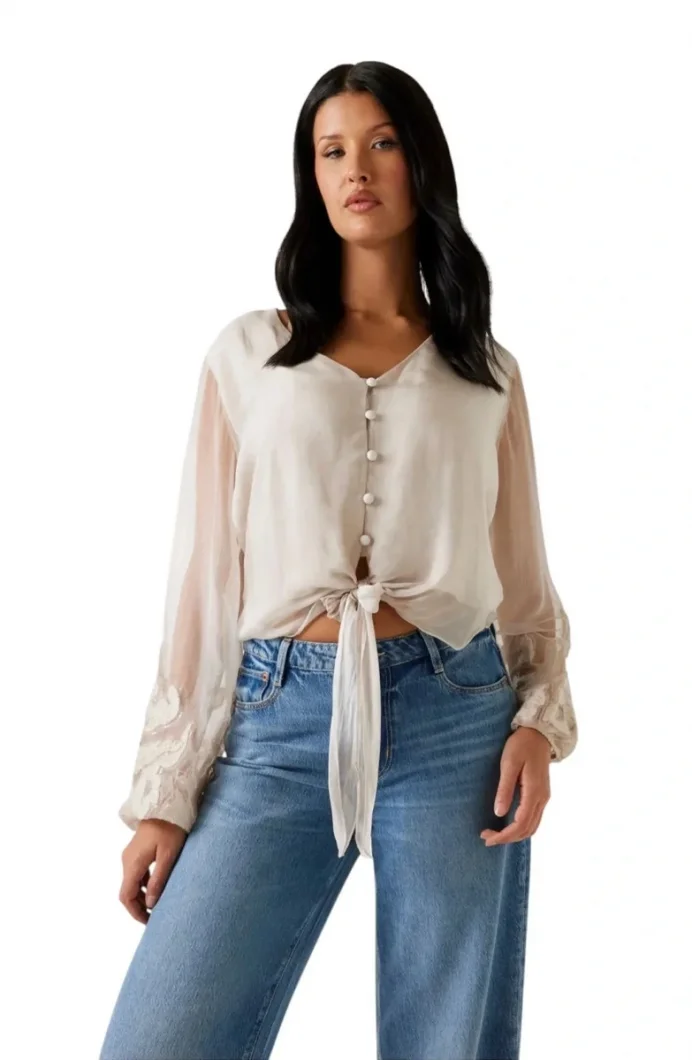 Guess Camilla Kadın Çok Renkli Ipek Karışımlı Relaxed Fit Gömlek W5YH0VWE550-F1CI