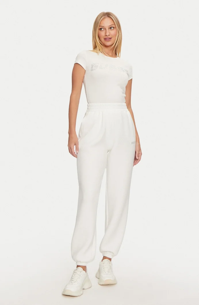 Guess Cecilia Kadın Krem Aktif Scuba Eşofman Altı V4BB13K7UW2-G6K5