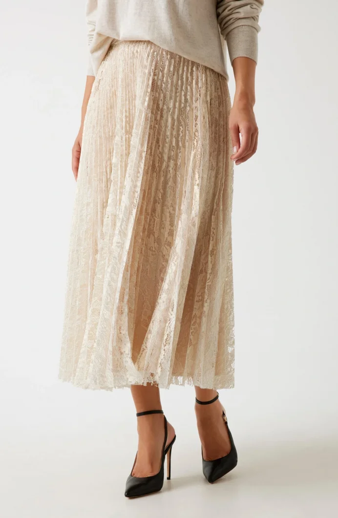 Guess Charlotte Kadın Altın Pileli Etek W5YD1EKCZ90-GOLD