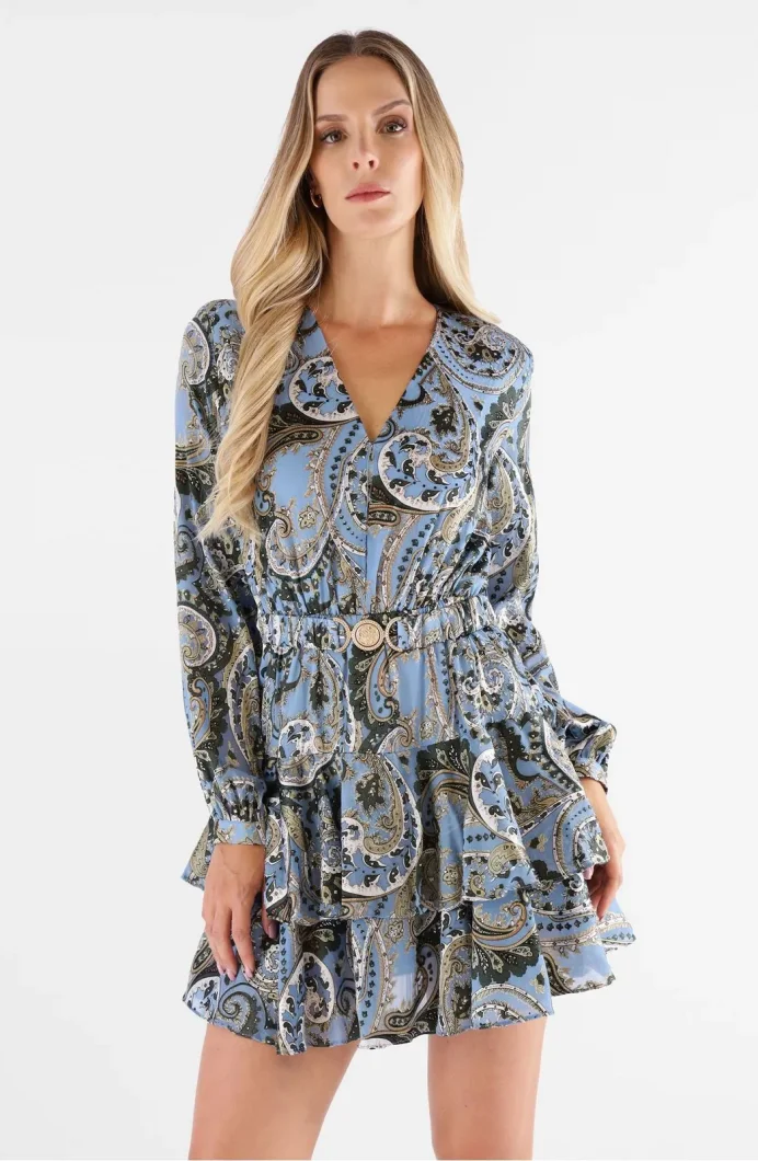 Guess Clarisse Kadın Çok Renkli Elbise W5BK53W2770-PB0P