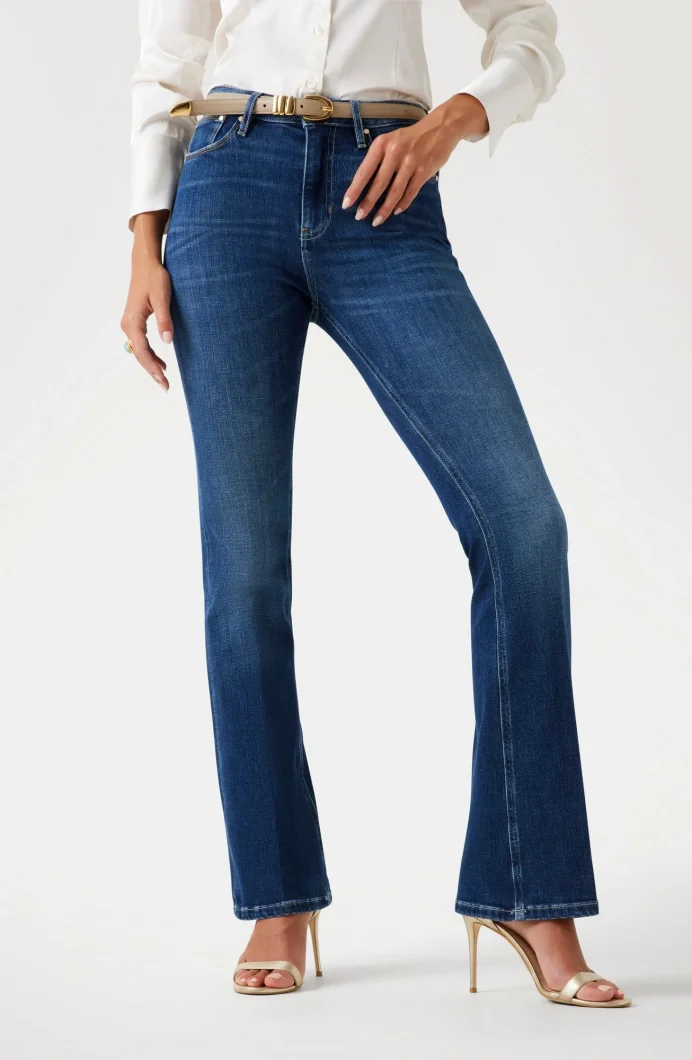 Guess Coated Kadın Mavi Kaşmir Karışımlı Skinny Fit Jean W5BA0LD4U5A-C4BU