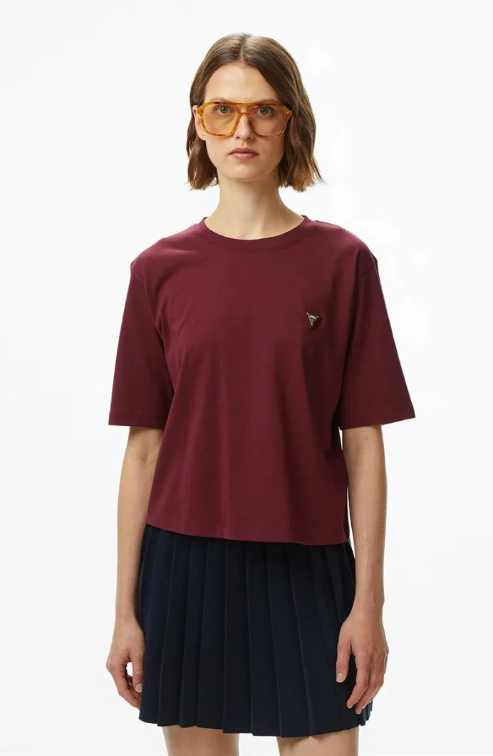 Guess Colette Kadın Mor Aktif Boxy Fit T-Shirt V4BI21I3Z14-G4P2