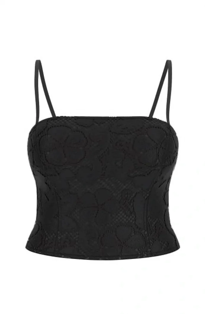 Guess Delilah Kadın Siyah Bluz W5YH71WHEP0-JBLK