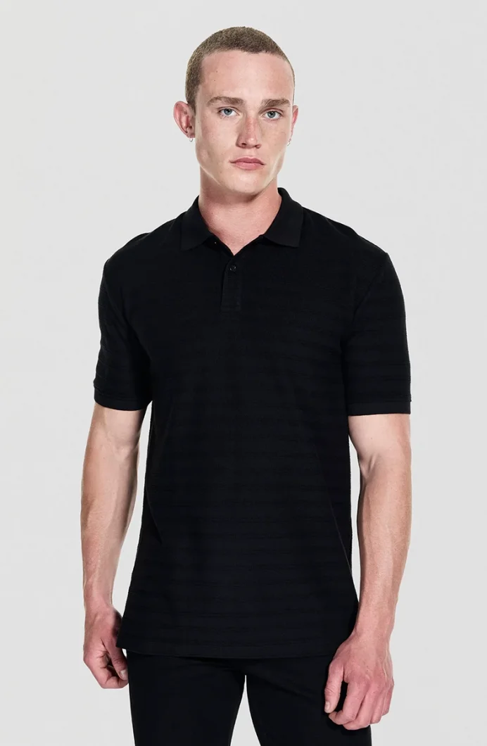 Guess Designed Erkek Siyah Regular Fit Polo T-Shirt M5YP01KCXZ1-JBLK