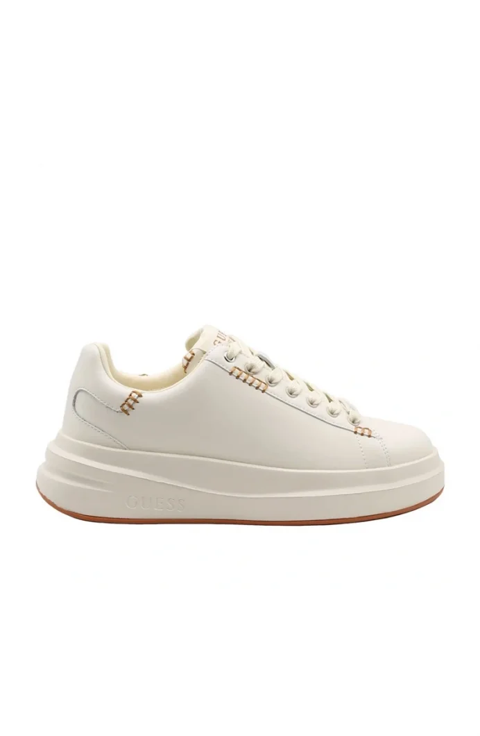 Guess Elba Erkek Beyaz Deri Sneaker FMTLBALEA12-OFFWH